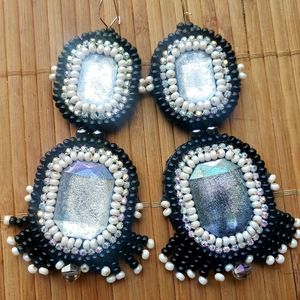 Handmade beaded earrings
